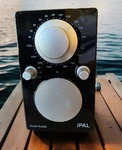 Tivoli Audio Ipal Portable Am/fm Radio With Power Supply (black And Silver). Fixed Price $40.00.