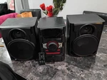 Onn A1320 Compact Black Stereo System Bluetooth Cd Fm/am Speakers Remote. Fixed Price $25.00.