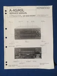 Kenwood A-A5 UD-500 Receiver Service Manual Factory Original The Real Thing. Fixed Price $16.50.