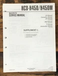 Sony HCD-H450M Stereo Supp. Service Manual *original*. Fixed Price $9.97.