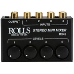 Rolls MX42 Channel Stereo Passive Mini Line Mixer Rca In/o. Fixed Price $85.95.
