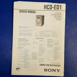 Sony HCD-ED1 Service Manual Original Paper Oem Repair Guide Usa. Fixed Price $21.16.