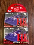 Sony 74 Min. High Fidelity Cd Recording Normal Bias Cassette. Sealed. Fixed Price $6.95.