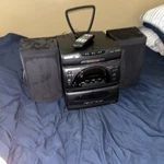 Vintage Sharp CD-C2600 3 Disc Cd, Dual Cassette, Am/fm System Speakers. Fixed Price $100.00.