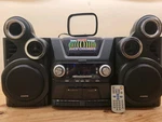 Audiovox 20 Cd Changer Stereo System With Remote TK5001 Radio Dual Cassette. Fixed Price $250.00.