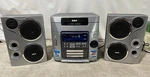 RS2635 Compact Stereo System Disc Cd Changer Cassette Am/fm W Speakers. Fixed Price $116.95.