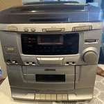 Audiovox Cd 2154 Disc Changer Silver Color Stereo System Surround. Fixed Price $75.00.