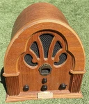Philco 95TH Anniversary Special Edition Radio 11.5" Works PH0095PE01 Cathedral. Fixed Price $92.50.