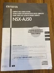 Aiwa NSX-AJ50 Operating Manual Instructions Original Compact Disc Stereo System. Fixed Price $20.88.