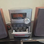 Sony CMT-NEZ30 Stereo Cd Cassette Tape Am Fm Mini Micro Hifi Component System. Fixed Price $99.99.
