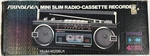 Vtg Soundesign Mini Slim Radio-cassette Recorder 4628BLK Box Only Great Decor. Fixed Price $28.00.