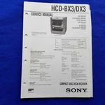 Sony HCD-BX3 HCD-DX3 Service Manual Original Paper Oem Repair Guide Usa. Fixed Price $25.90.