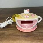 Hello Kitty Digital Alarm Clock Teacup Design Pink Am/fm Radio HK155. Fixed Price $49.95.