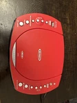 Jensen JCR-322R Modern Home Tabletop Stereo Clock Digital Am/fm Radio Cd Player. Fixed Price $35.00.