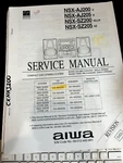 Aiwa NSX-AJ200 NSX-AJ205 NSX-SZ200/205 CX-NAJ200 Service Manual *original**. Fixed Price $27.99.